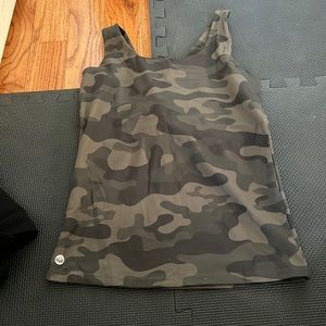 Senita Camo cross back tank